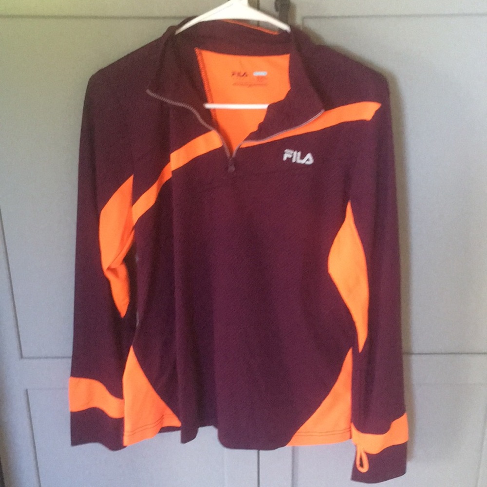 Fila long sleeve 1/2 zip